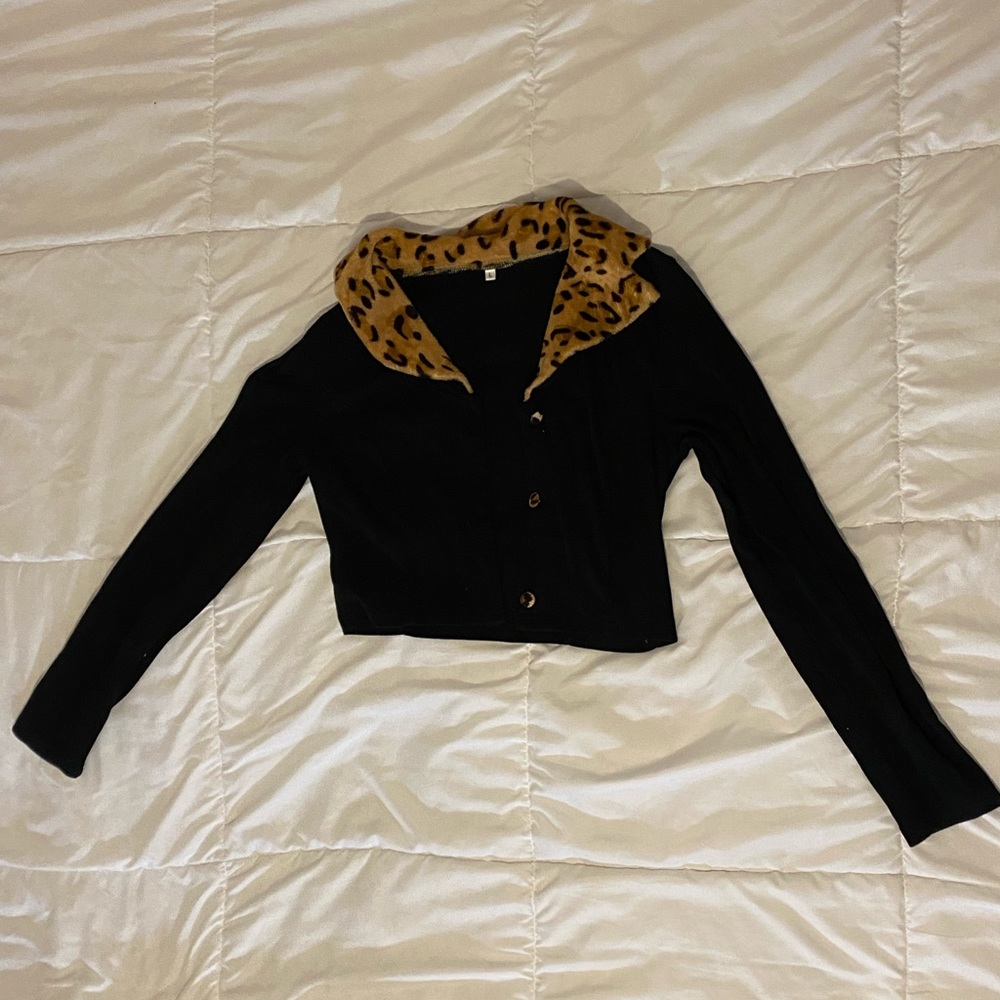YesStyle Cheetah Cropped Top